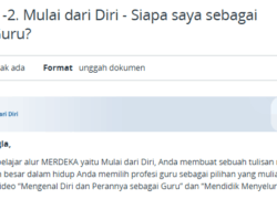 01.01.2-T1-2. Mulai dari Diri – Siapa saya sebagai seorang Guru?